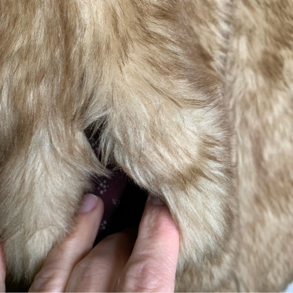 Zara Girls Winter Faux Fur Vest Size XL Brown Zip Front Warm Lined - Picture 3 of 5